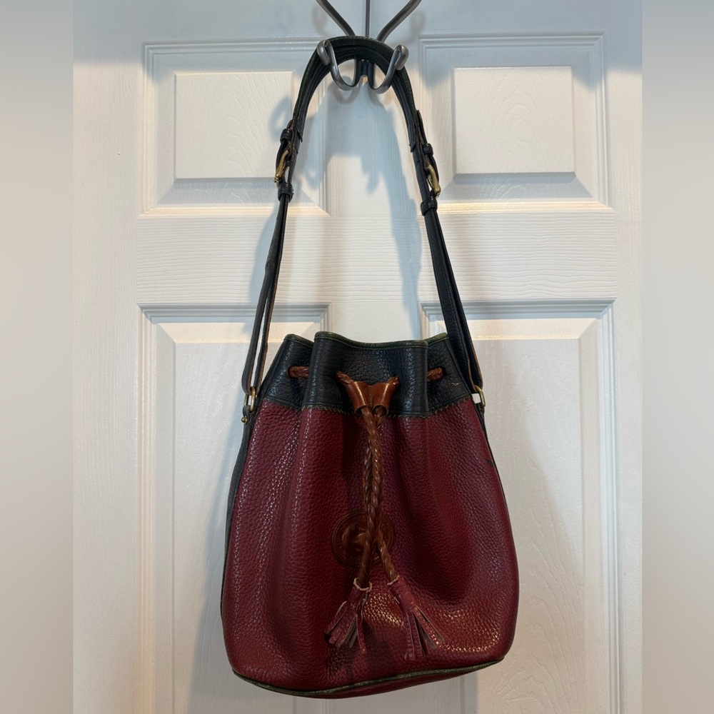 Dooney & Bourke Two-Tone AWL Bucket Bag